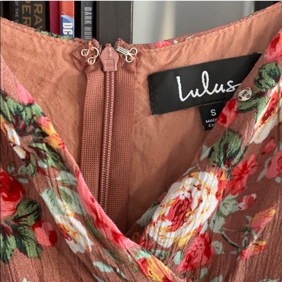 Lulus everlasting bliss blush Floral maxi dress - Picture 2 of 3